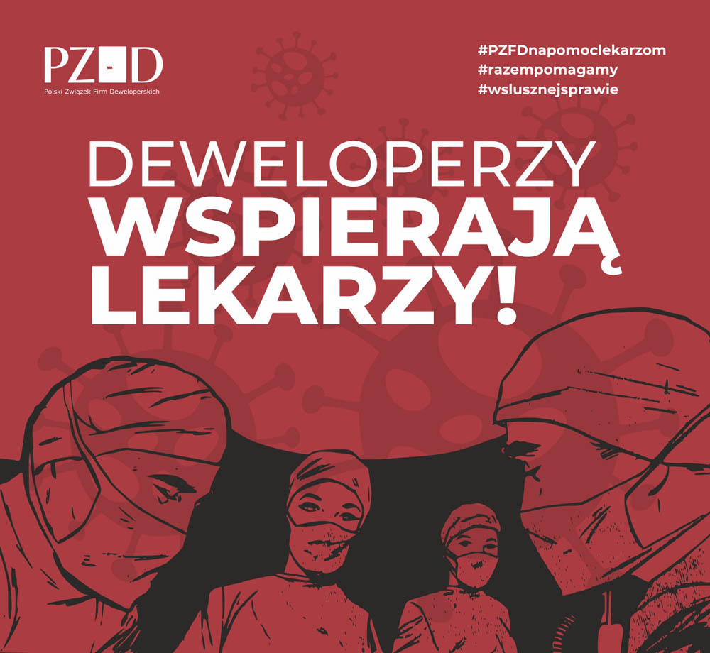 Akcja PZFD - Deweloperzy wspierają lekarzy 