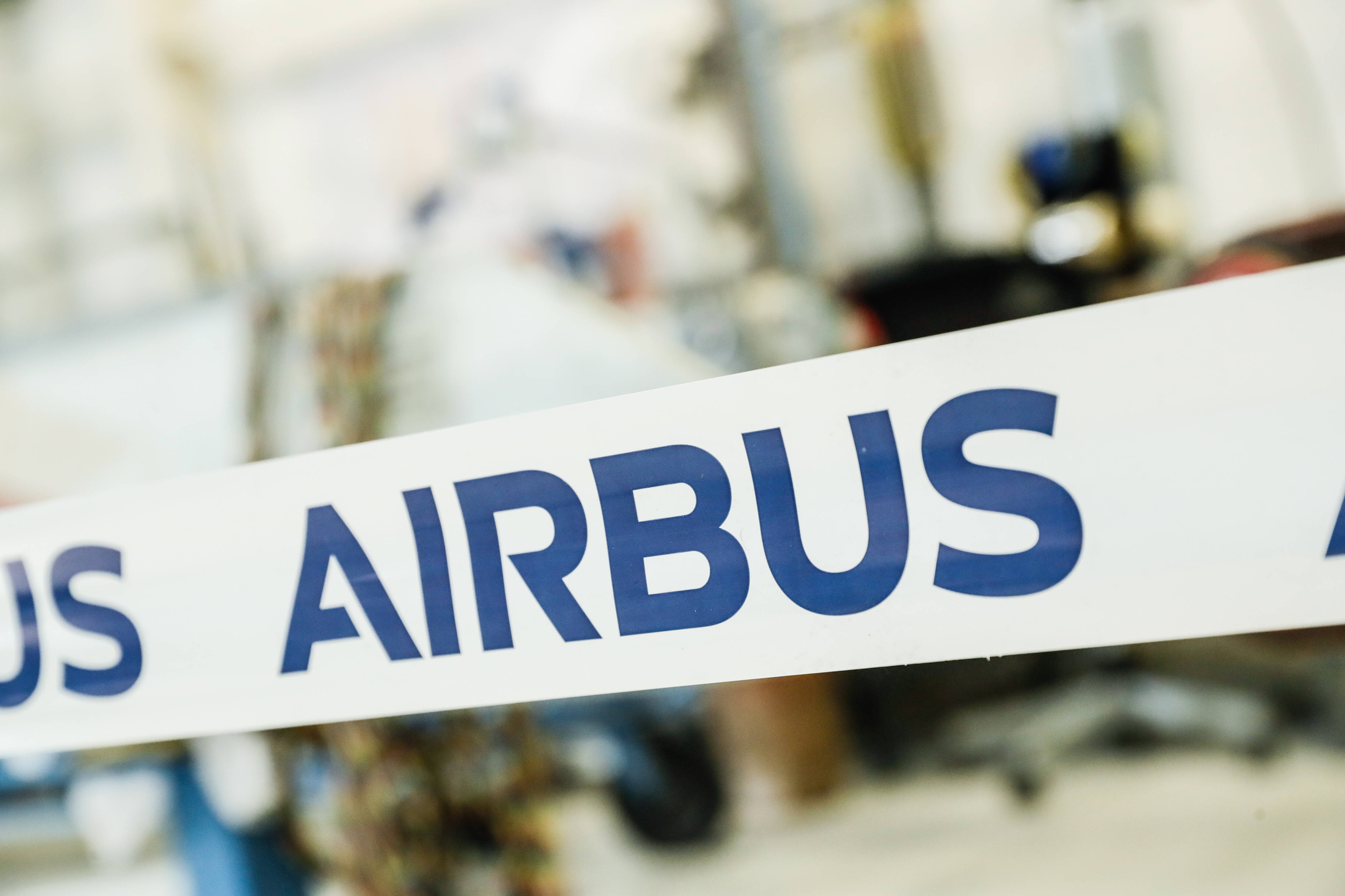 Логотип Airbus. Fot. PAP/EPA/TERESA SUAREZ 