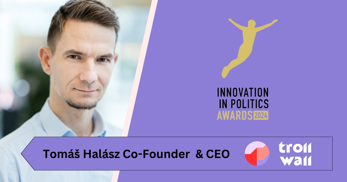 TrollWall AI zostało finalistą w konkursie Innovation in Politics