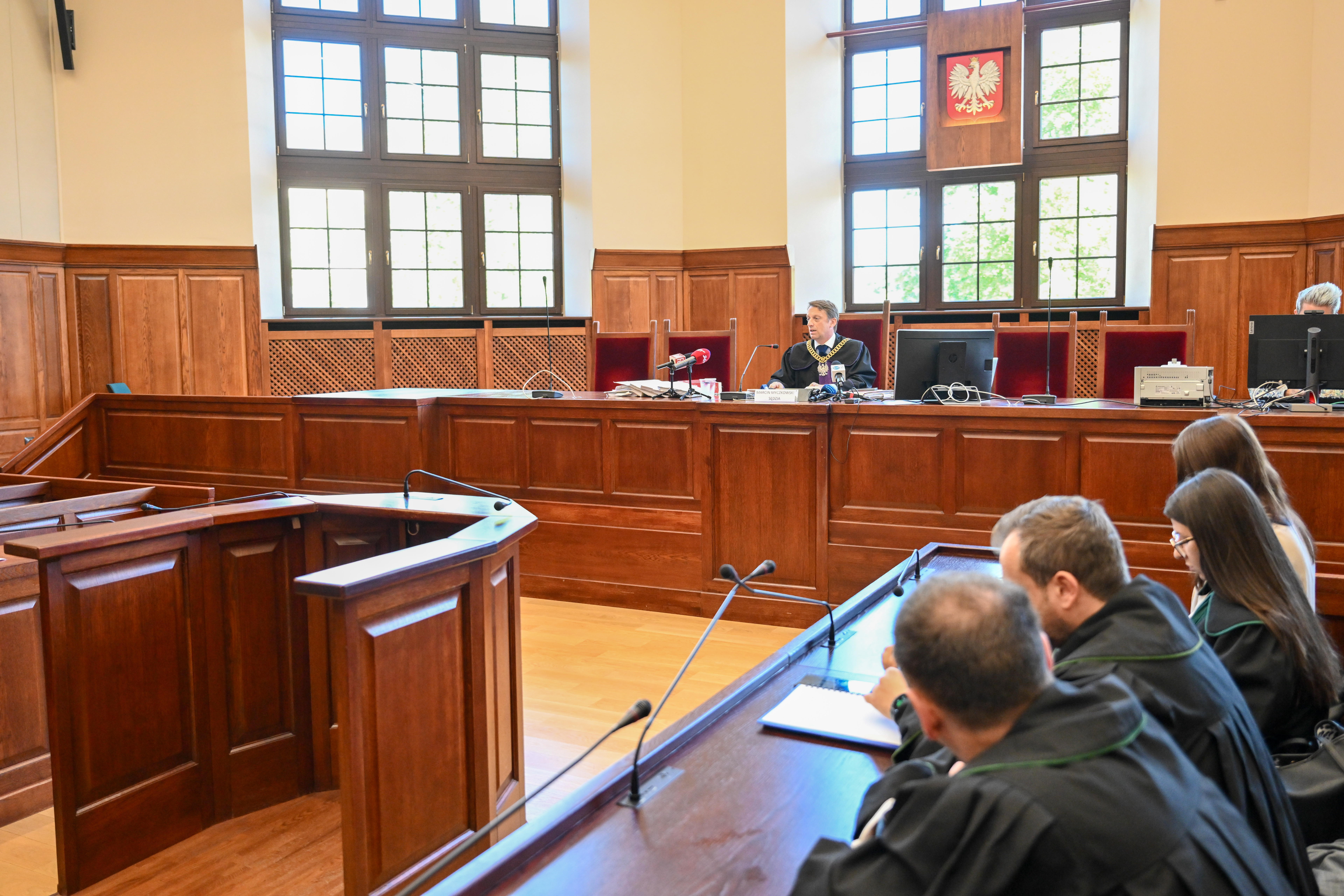 Засідання суду у Вроцлаві. Fot. PAP/Maciej Kulczyński