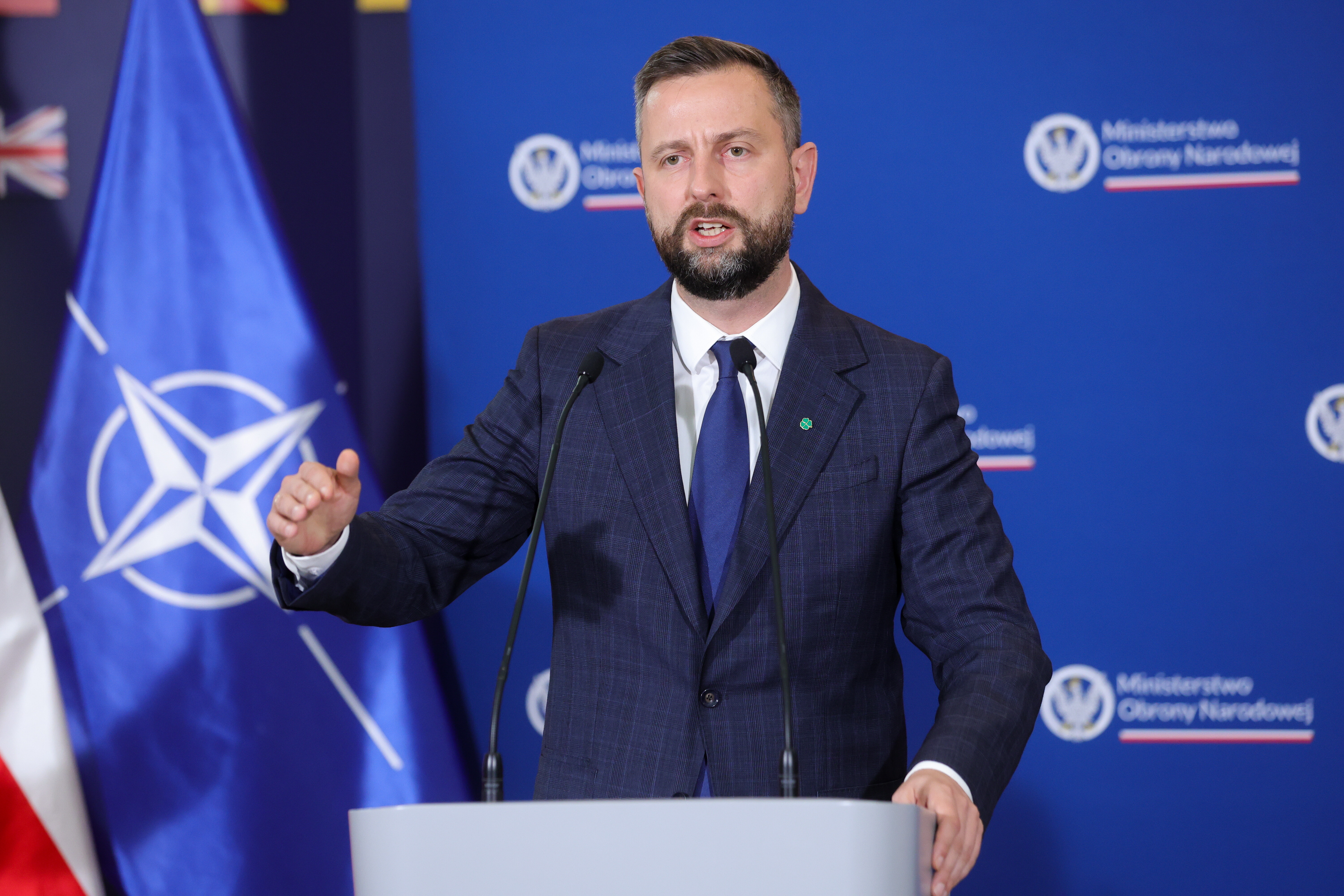 Голова Міністерства національної оборони Владислав Косіняк-Камиш. Fot. PAP/Rafał Guz