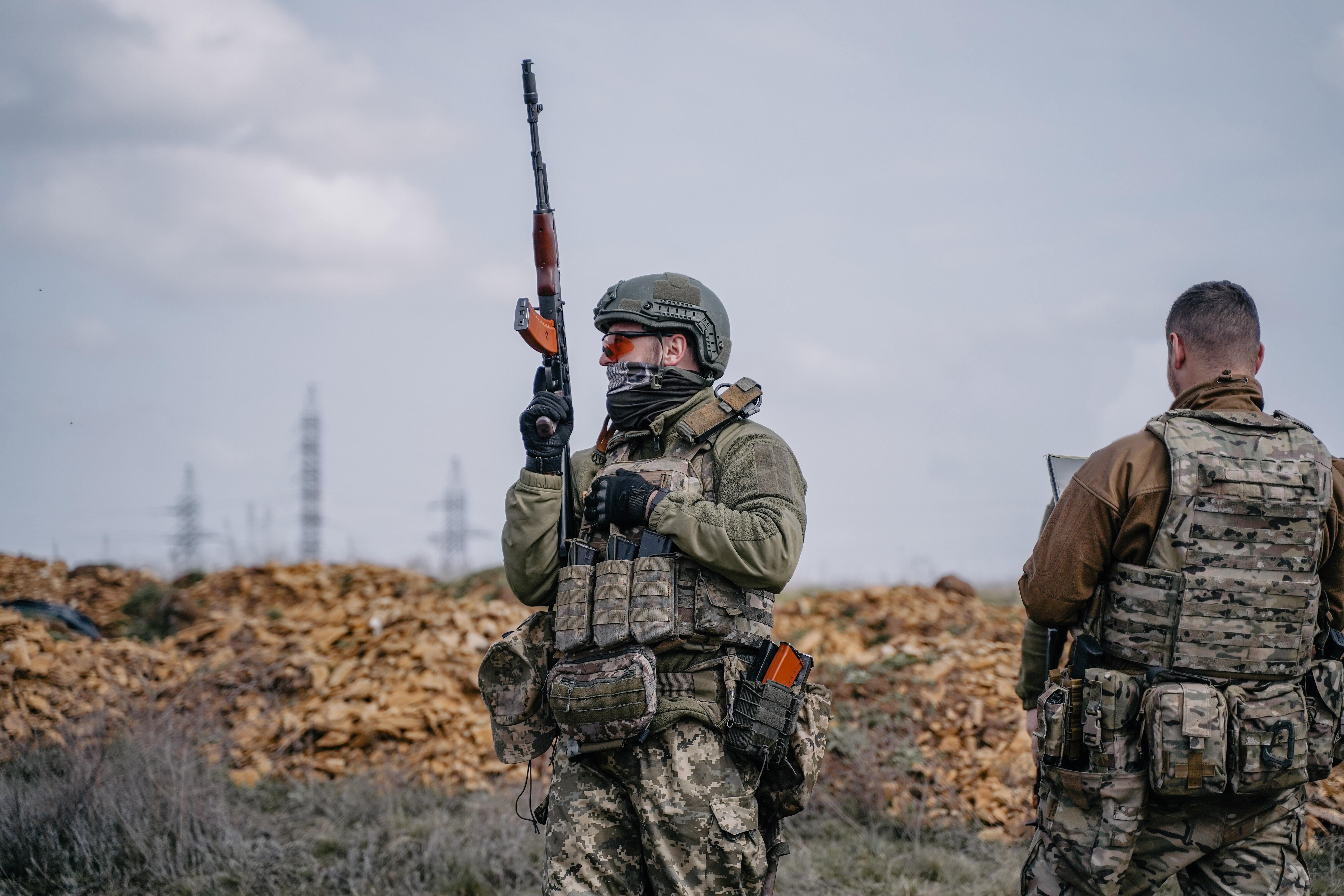 Військоволужбовці ЗСУ. Фотоілюстрація. Fot. PAP/Vladyslav Karpovych