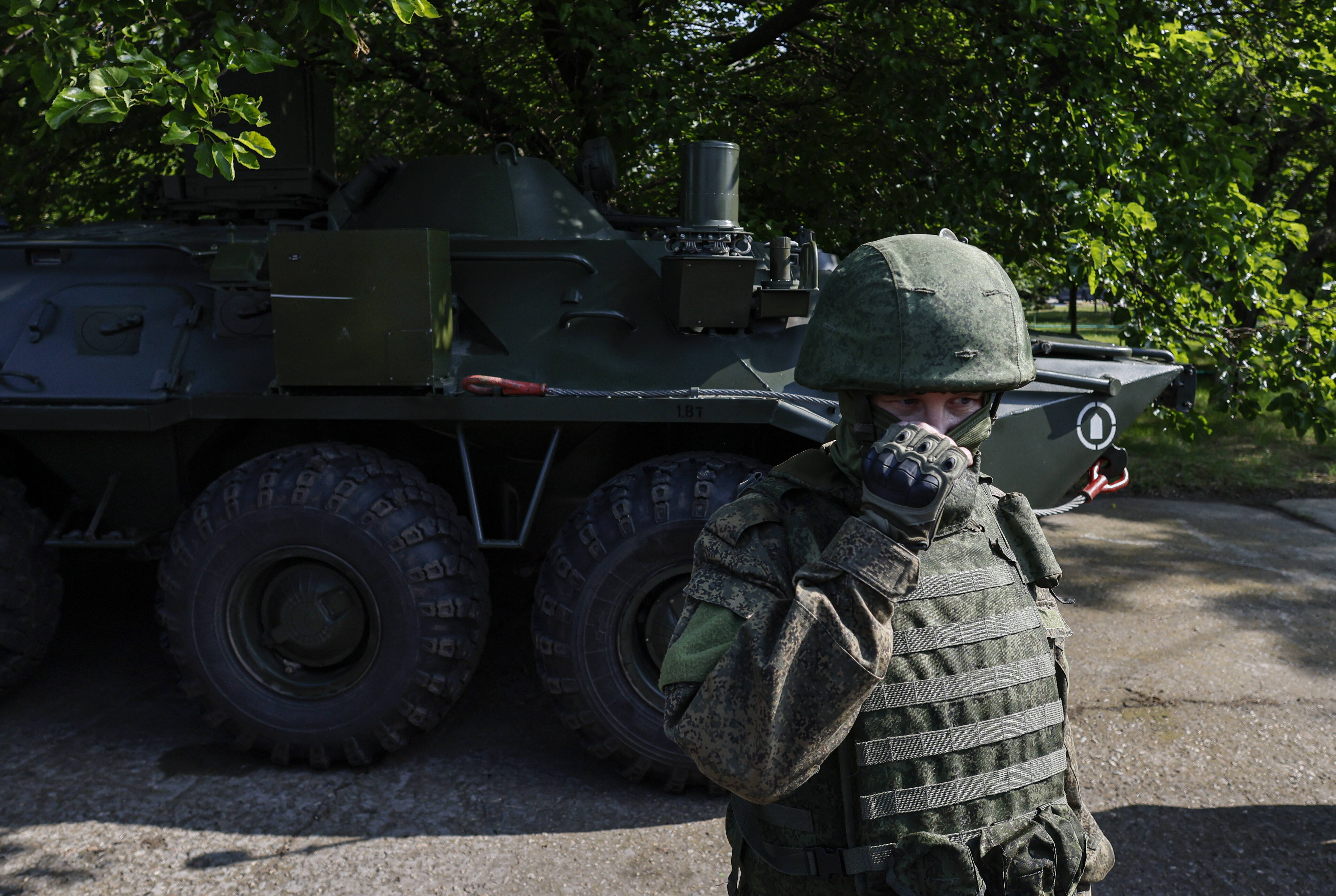 Російський окупант, фотоілюстрація. Fot. PAP/EPA/SERGEI ILNITSKY