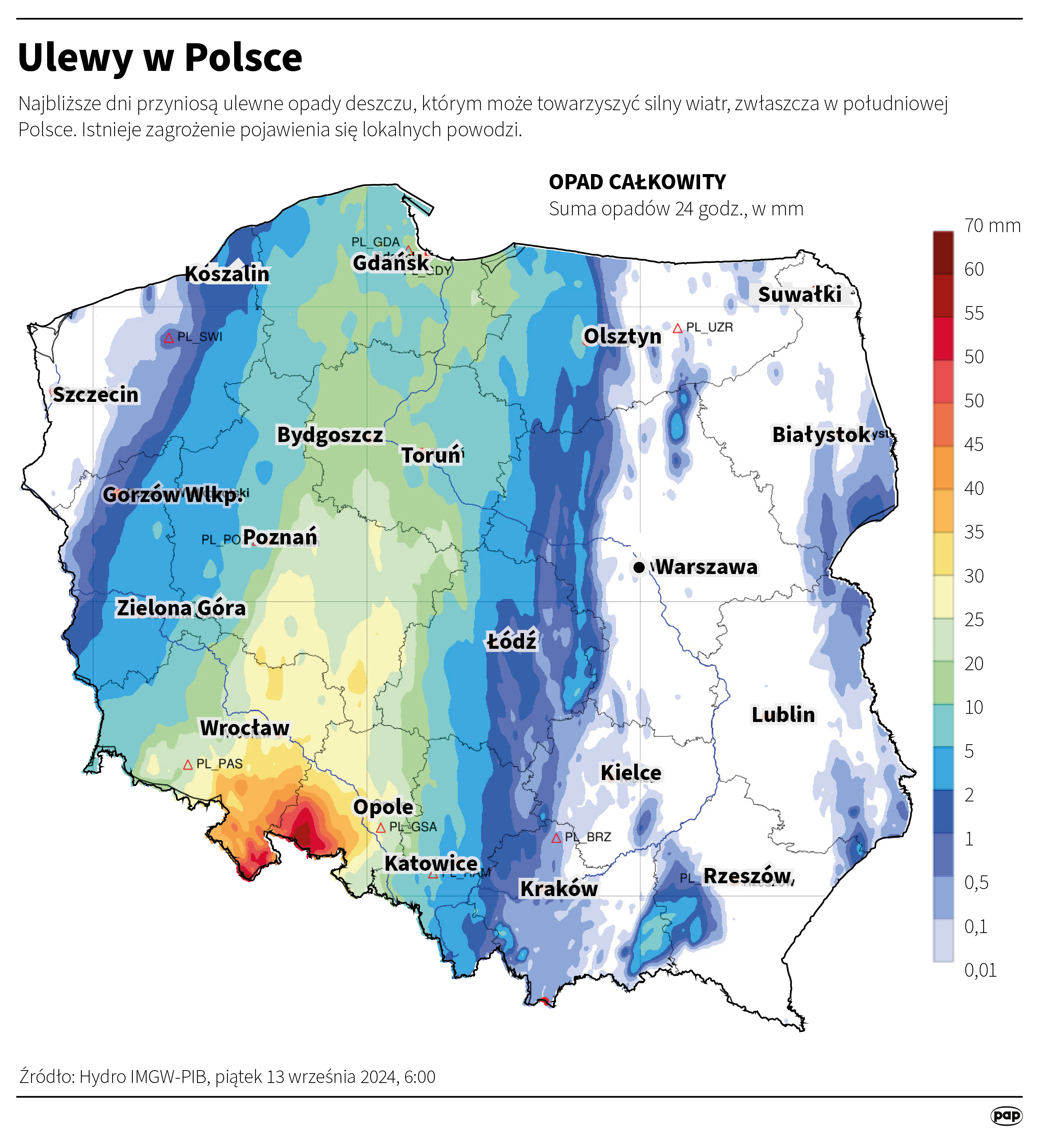 Ulewy w Polsce. Autor: Adam Ziemienowicz