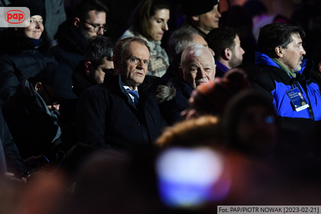 Donald Tusk, Jan Krzysztof Bielecki, fot. PAP/Piotr Nowak