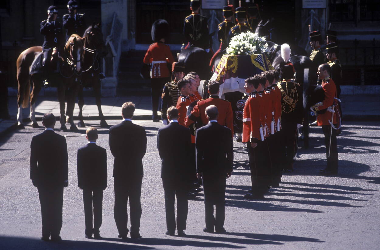Pogrzeb księżnej Diany. Fot. PAP/PHOTOSHOT