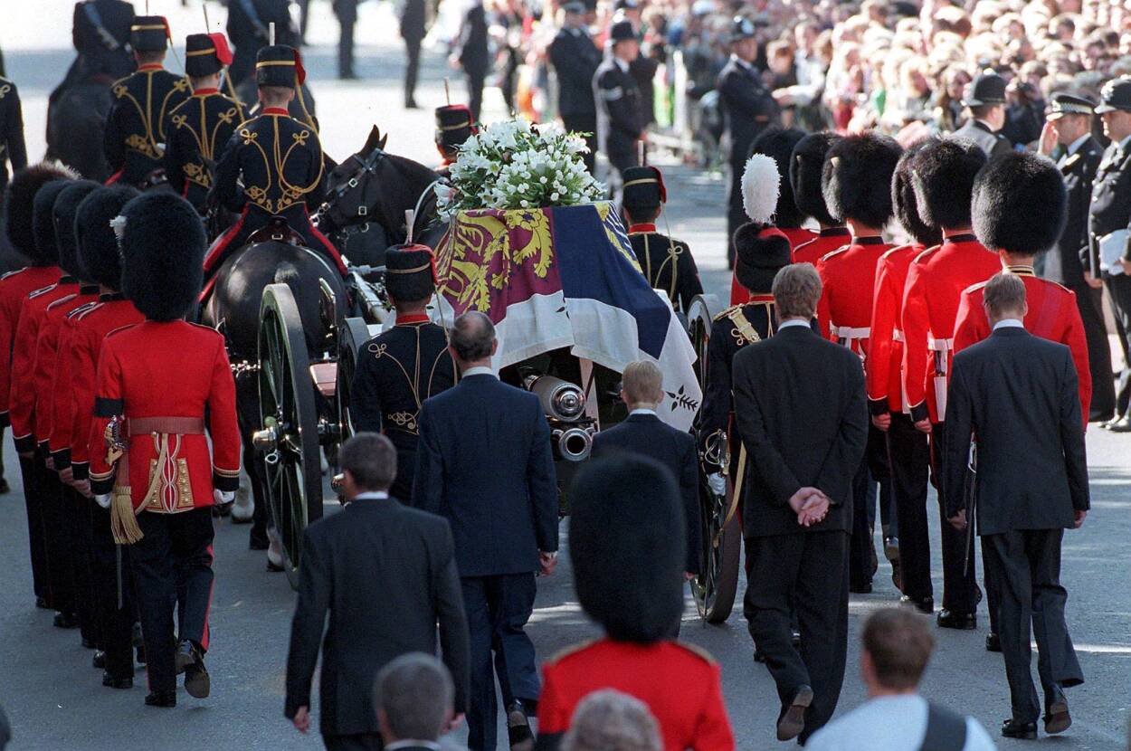 Pogrzeb księżnej Diany. Fot.  GERRY PENNY PAP/EPA