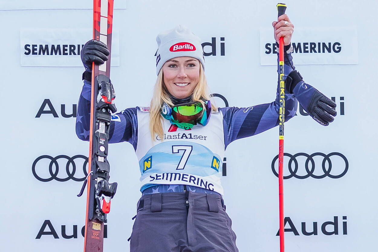 Mikaela Shiffrin, fot. Dominik Angerer PAP/EPA