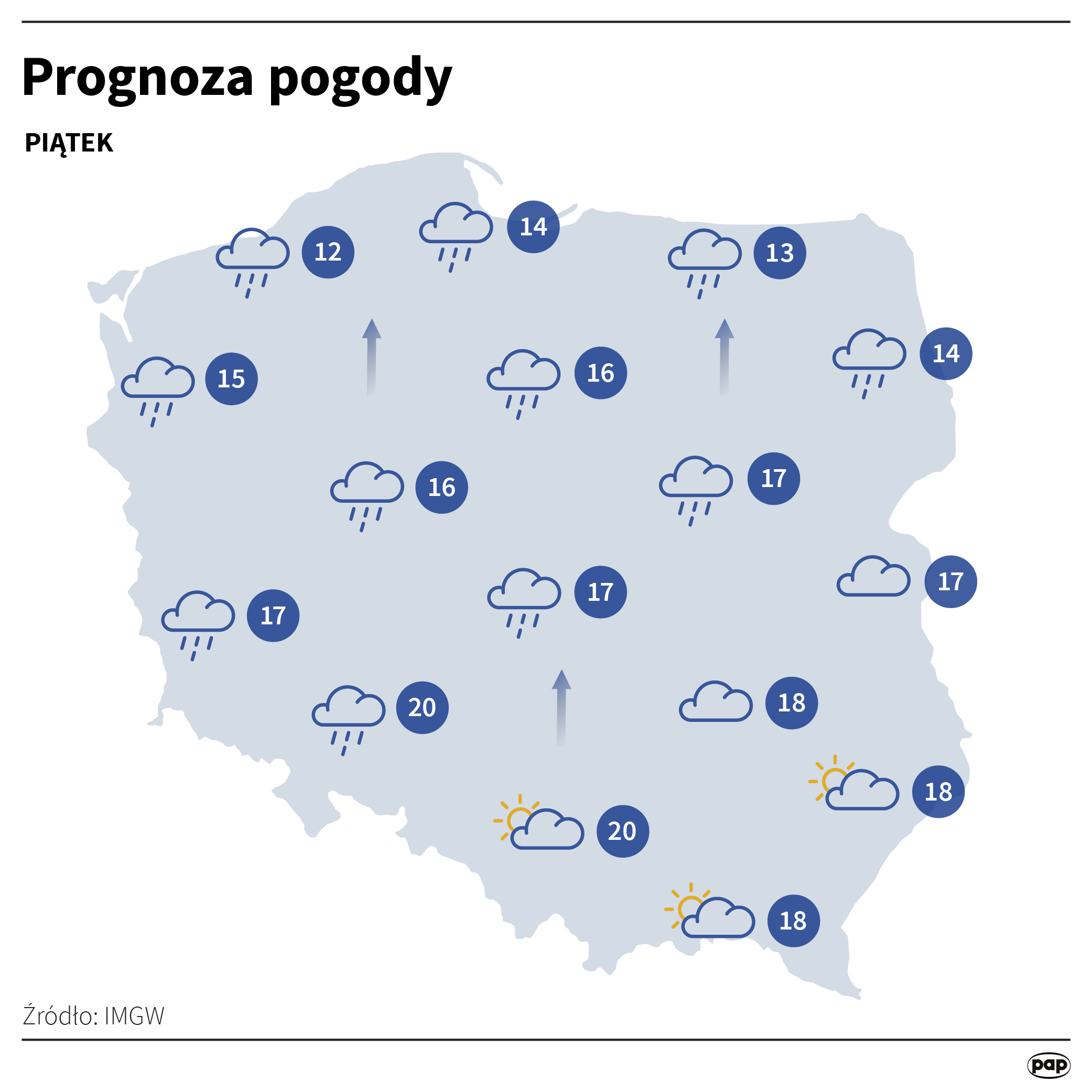 Prognoza pogody dla Polski na 24 marca 2023 r. Autor: PAP/ Mateusz Krymski 