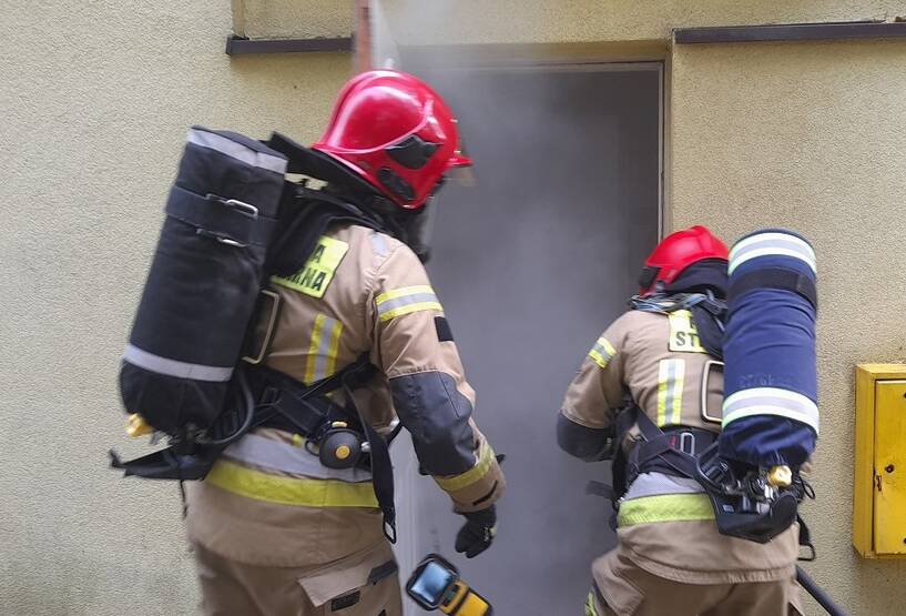 Przyczyny pożaru będzie wyjaśniała policja i biegły z zakresu pożarnictwa. Fot. F/Komenda Powiatowa PSP w Pruszczu Gdańskim (zdjęcie ilustracyjne)