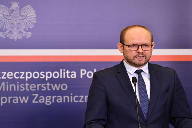 Wiceminister spraw zagranicznych Marcin Przydacz Fot. PAP/Piotr Nowak