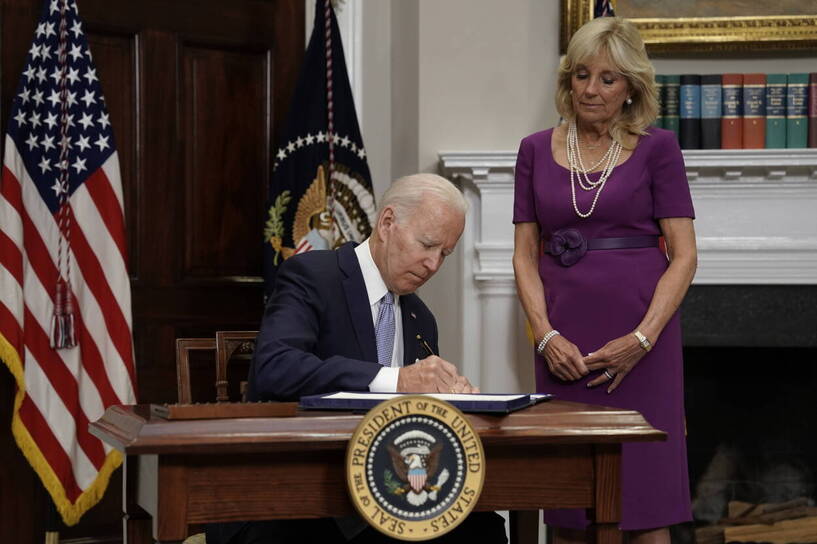 Prezydent USA Joe Biden. Fot.  ABACA POOL PAP/EPA