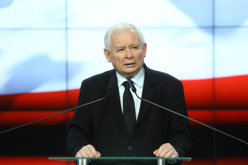 Prezes PiS Jarosław Kaczyński. Fot. PAP/ Rafał Guz