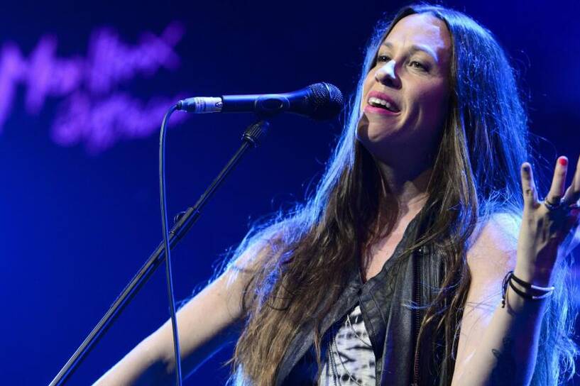 Alanis Morissette. Fot. PAP/EPA/LAURENT GILLIERON 