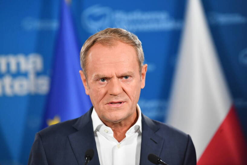 Przewodniczący Platformy Obywatelskiej Donald Tusk. Fot. PAP/Radek Pietruszka