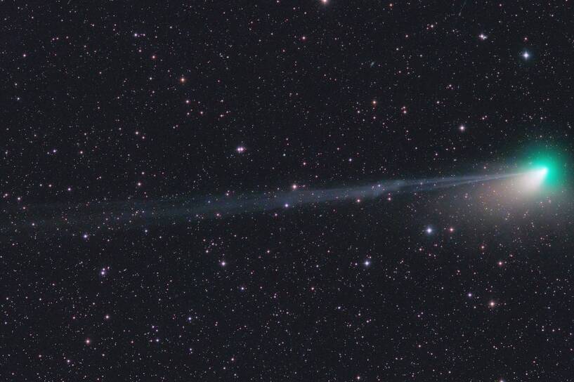 Kometa C/2022 E3 (ZTF). Fot. Twitter/C/2022 E3 (Comet ZTF)