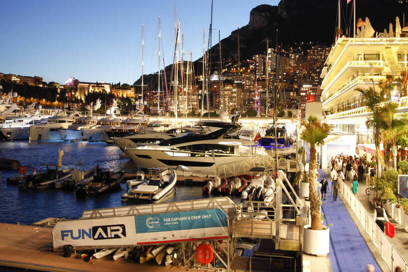 Przystań jachtowa w Monte Carlo Fot. Mandoga Media/PAP/EPA