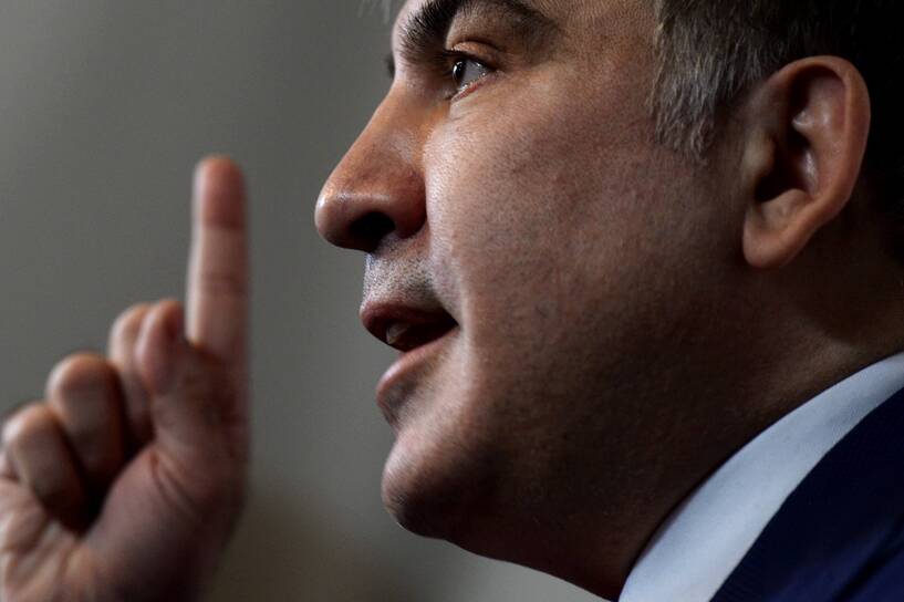 Micheil Saakaszwili. Fot. PAP/Jacek Turczyk