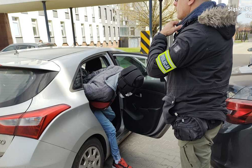 Zatrzymany opiekun Kamilka Dawid. B, Fot. śląska policja