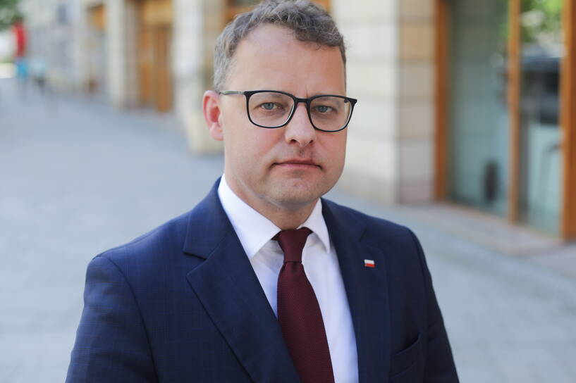 Wiceminister sprawiedliwości Marcin Romanowski, fot. PAP/Albert Zawada