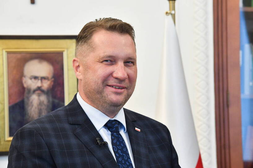 Minister Przemysław Czarnek. Fot. PAP/Radek Pietruszka