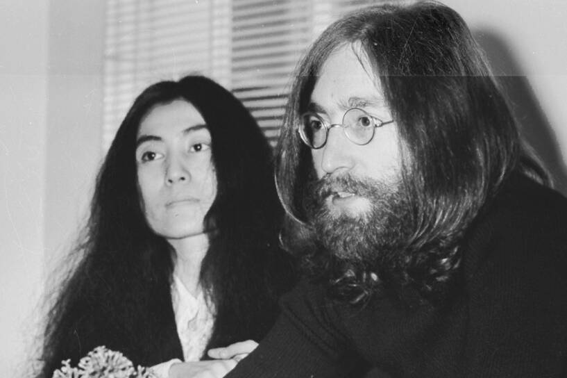 Yoko Ono, John Lennon. Fot.  PAP/STARSTOCK/Photoshot