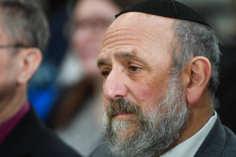 Naczelny rabin Polski Michael Schudrich, fot. PAP/Andrzej Lange