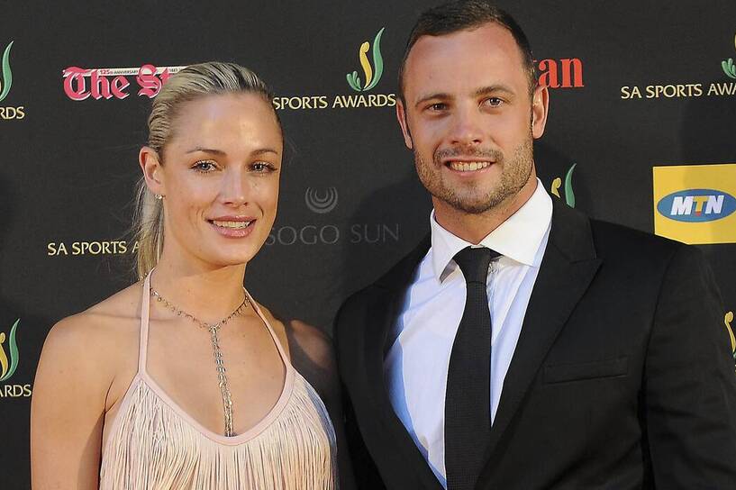 Oscar Pistorius, Reeva Steenkamp. Fot. PAP/ EPA/FRENNIE SHIVAMBU