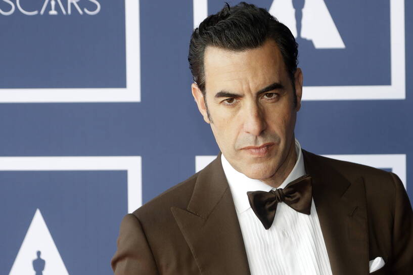 Sacha Baron Cohen, fot. PAP/EPA/Rick Rycroft