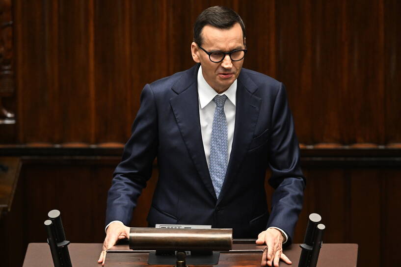 Mateusz Morawiecki, Fot. PAP/	Radek Pietruszka