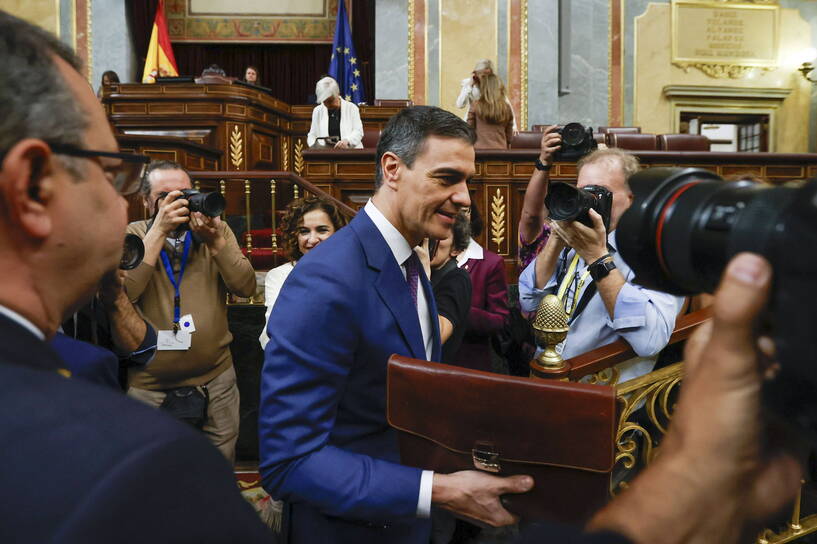 Pedro Sanchez, Fot. PAP/EPA/Juan Carlos Hidalgo