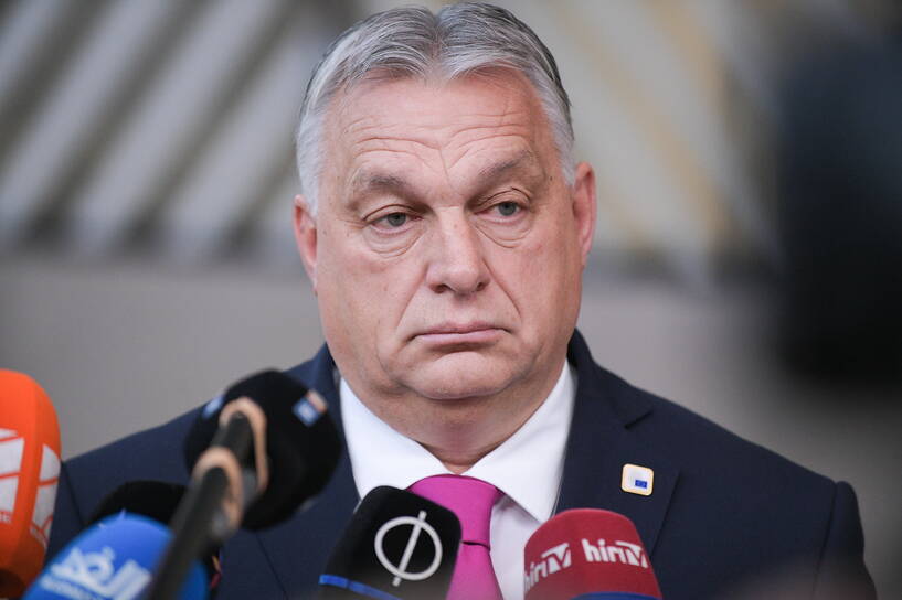 Premier Węgier Viktor Orban.  Fot. PAP/	Marcin Obara