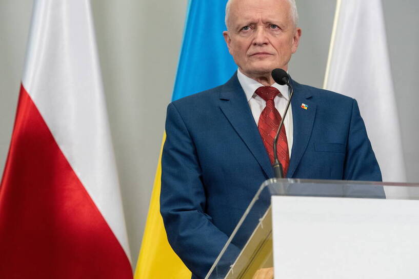 Prezes Polsko-Ukraińskiej Izby Gospodarczej Jacek Piechota. Fot. PAP/Wojtek Jargiło