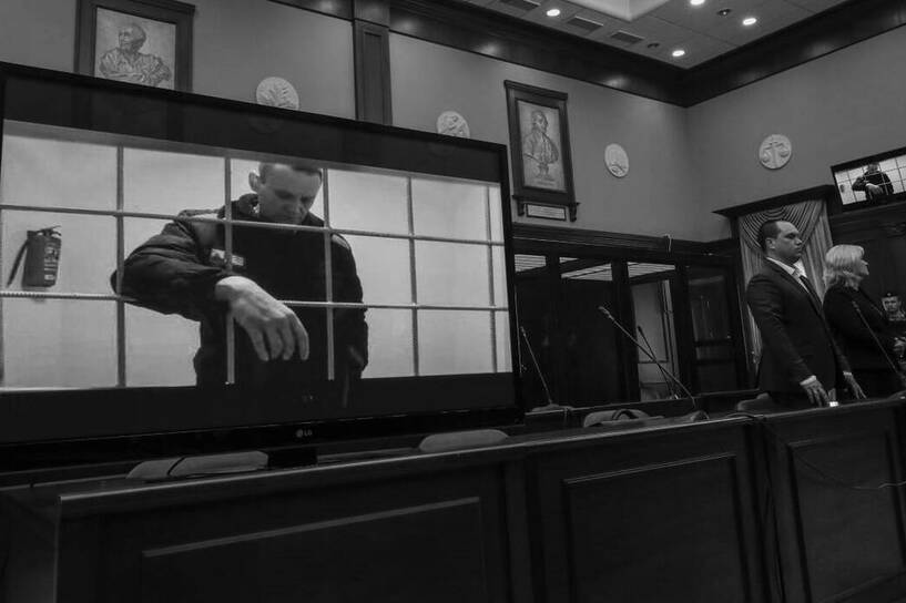 Rozprawa apelacyjna Aleksieja Nawalnego, Fot. PAP/EPA/YURI KOCHETKOV