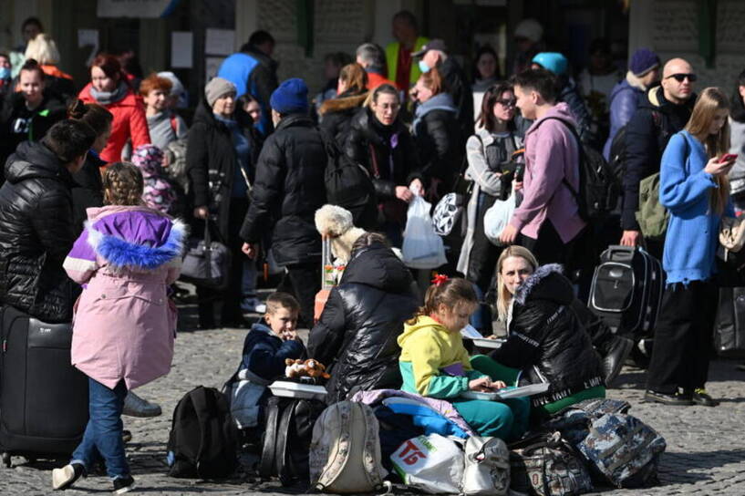 Mówiąc o skutkach wojny, analityk zaznaczył też koszty pomocy uchodźcom, które poniósł m.in budżet państwa. Fot. PAP/Darek Delmanowicz