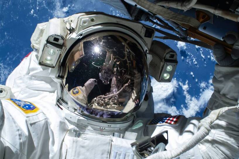 Astronauta, zdjęcie ilustracyjne. Fot. PAP/EPA/NASA