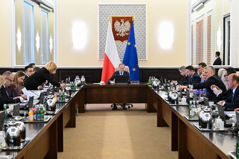 Posiedzenie rządu Fot. PAP/Radek Pietruszka