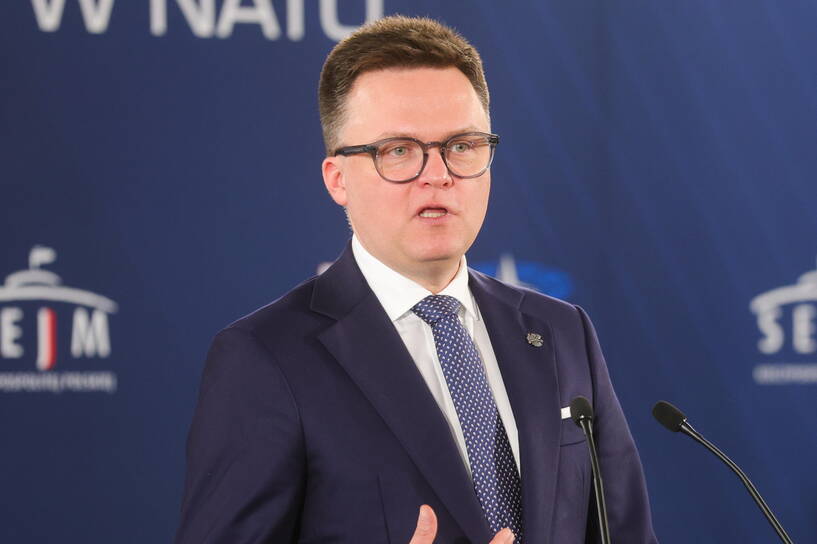  Marszałek Sejmu Szymon Hołownia. Fot. PAP/Rafał Guz