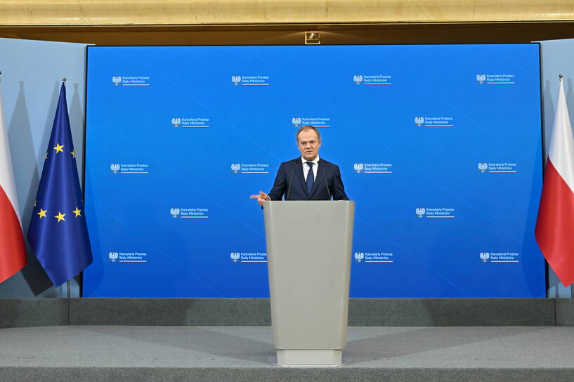 Premier Donald Tusk. Fot. PAP/Radek Pietruszka