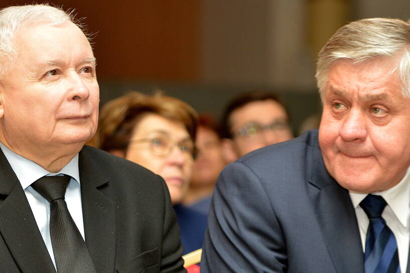 Jarosław Kaczyński i Krzysztof Jurgiel Fot. PAP/Darek Delmanowicz 