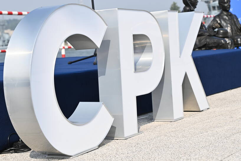 Logo CPK Fot. PAP/Andrzej Jackowski 