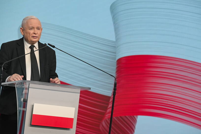 Prezes PiS Jarosław Kaczyński, fot. PAP/Marcin Obara