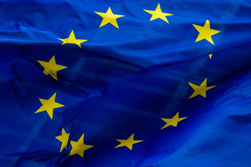 Flaga Unii Europejskiej (zdjęcie ilustracyjne), fot. PAP/STEPHANIE LECOCQ