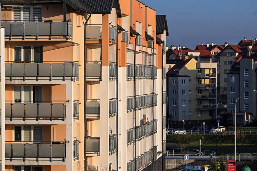 Osiedle mieszkaniowe Fot. PAP/Darek Delmanowicz