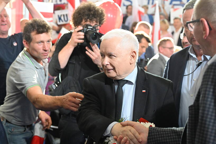 Jarosław Kaczyński. Fot. PAP/Wojtek Jargiło