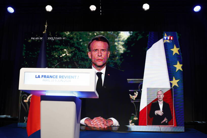 Emmanuel Macron Fot. ANDRE PAIN/PAP/EPA 