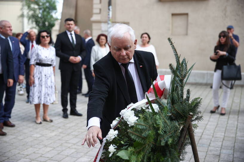 Prezes PiS Jarosław Kaczyński. Fot. PAP/	Łukasz Gągulski