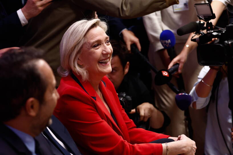 Marine Le Pen. Fot. PAP/EPA/MOHAMMED BADRA 