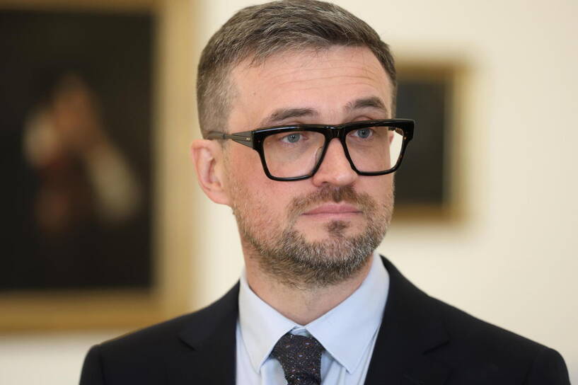 Dyrektor Centralnej Komisji Egzaminacyjnej dr Marcin Smolik. fot. PAP/Rafał Guz