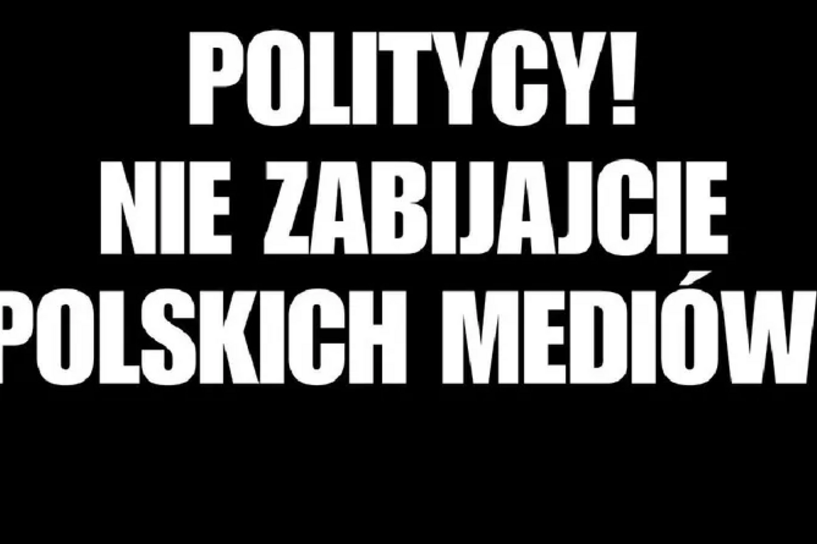 Apel mediów do polityków. Źródło: wp.pl, screenshot